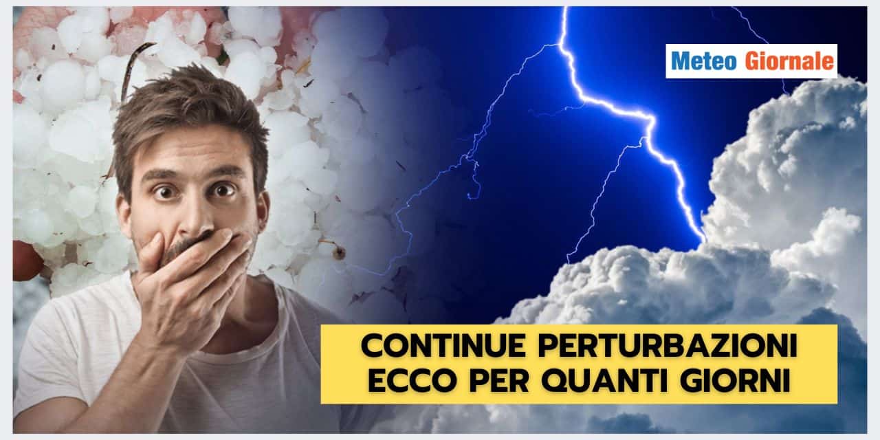 Meteo: maltempo per alcune regioni, rischio vortici ciclonici