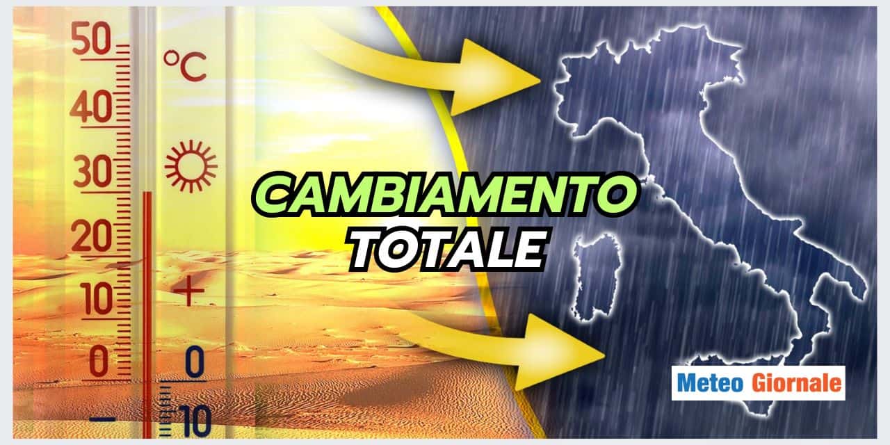 Meteo: SORPRENDENTE CAMBIAMENTO, ecco quando e dove
