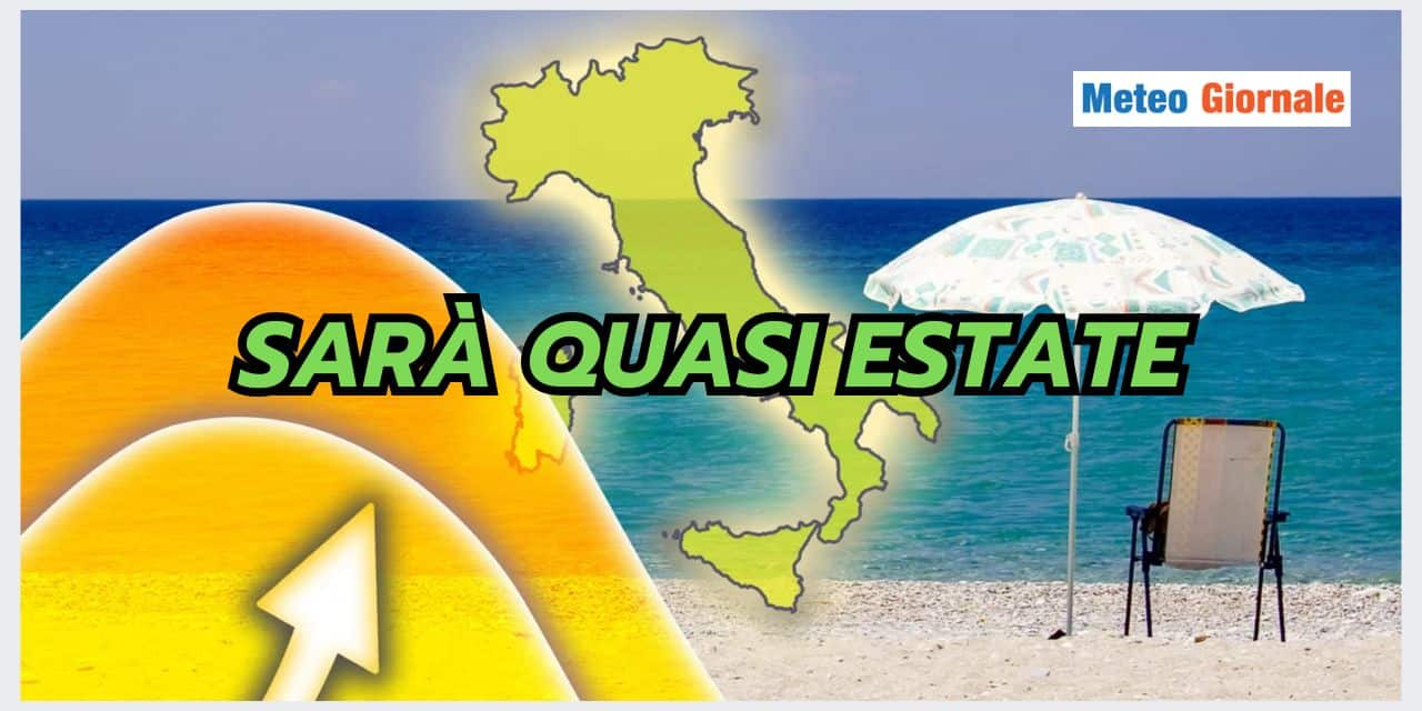Meteo: incredibile ondata di caldo fuori stagione