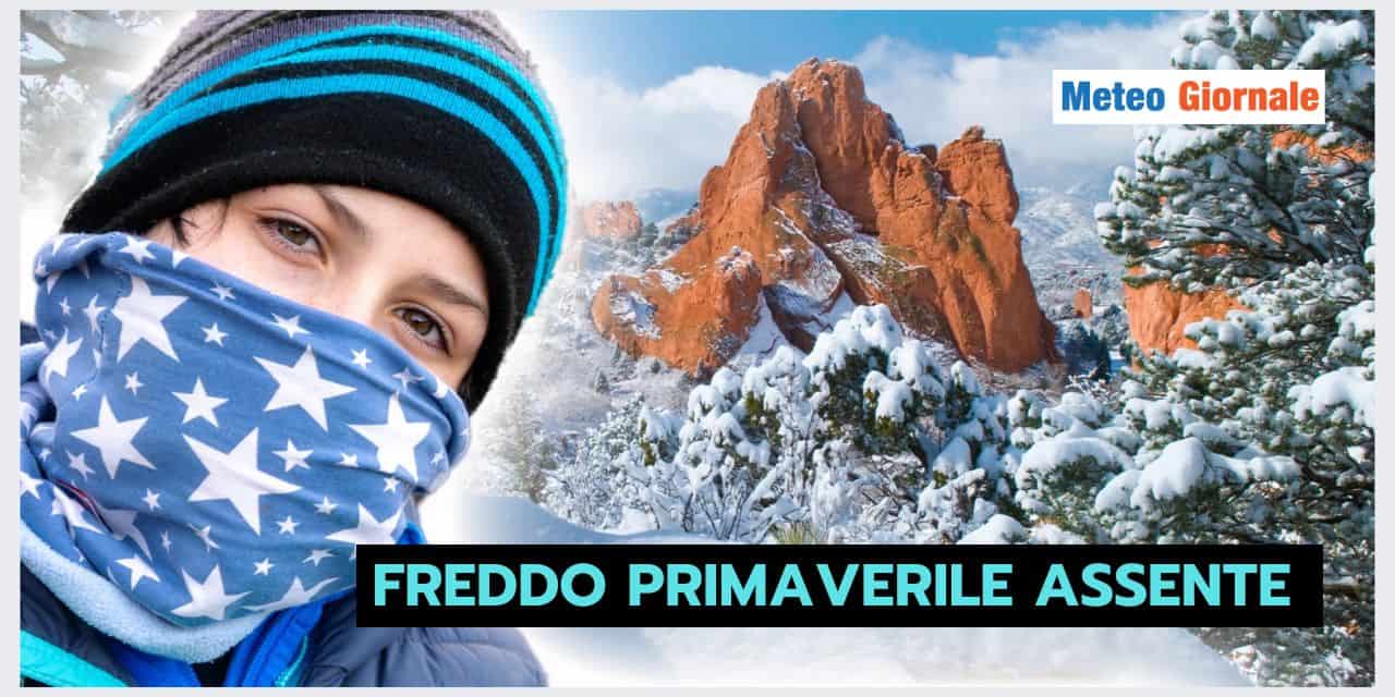 FREDDO del tutto ASSENTE nel meteo primaverile