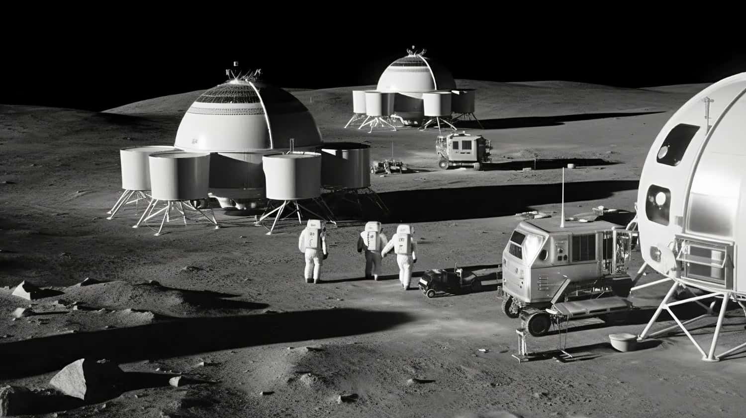 Costruire sulla luna: dai testi di laboratorio all'habitat per permettere la sopravvivenza umana