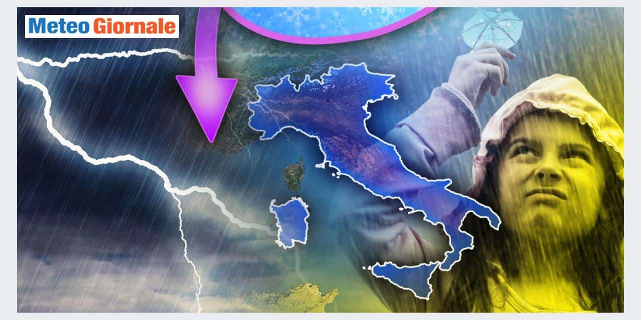 Meteo: crollo delle temperature, saccatura artica in arrivo