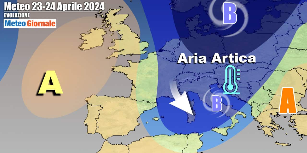 Meteo Italia: avvio settimana invernale, novità dal Ponte del 25 Aprile