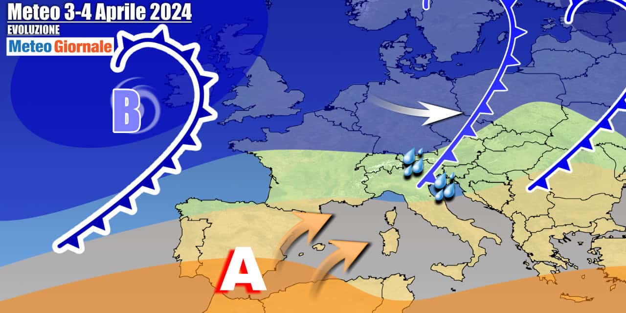 Meteo Italia: ritorna l’anticiclone africano, ma prima una perturbazione