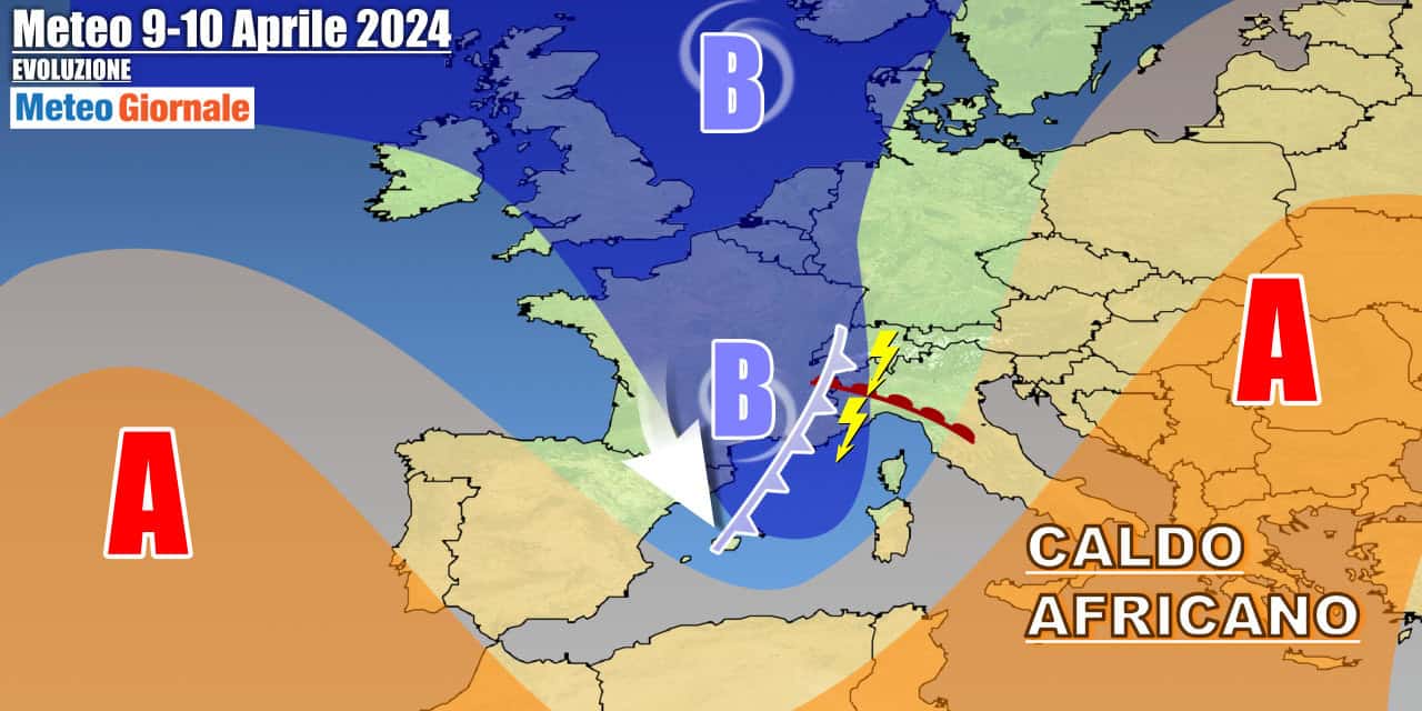 Meteo Italia: stop anticiclone in settimana, arrivano temporali e grandine