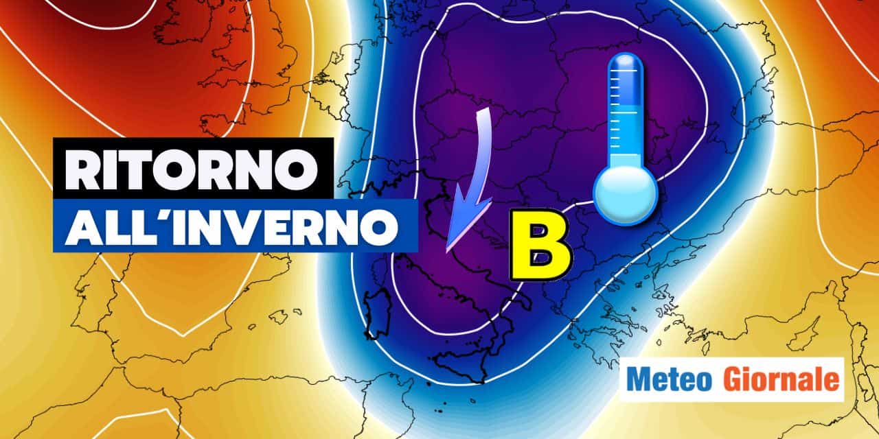 meteo brusco ritorno allinverno