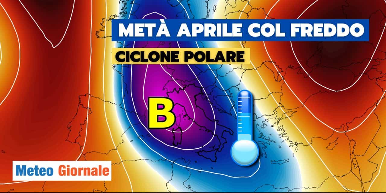 Meteo: ciclone d'aria polare, fuori ombrelli e vestiti invernali