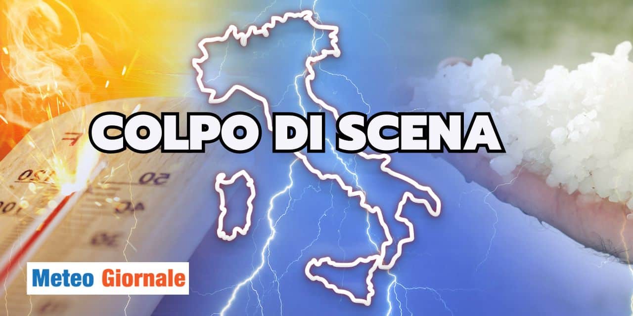 Meteo: caldo africano spazzato via dai temporali e poi dal freddo polare