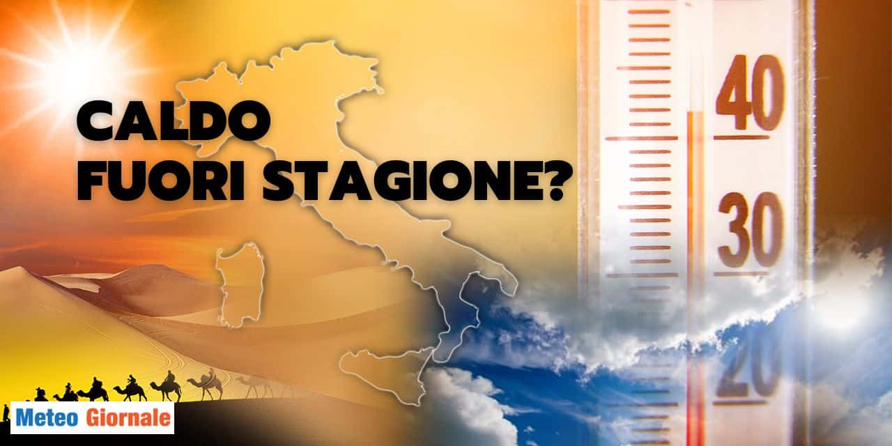 Week-end quasi ESTIVO con TEMPERATURE oltre la media!
