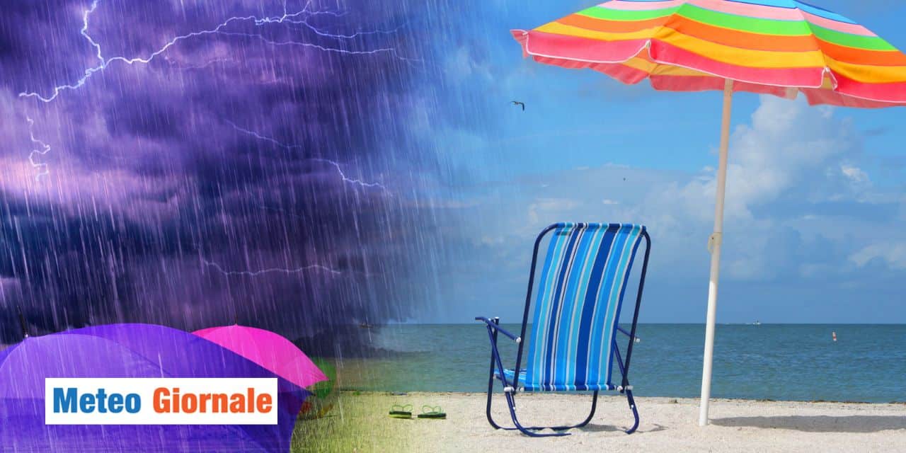 Meteo: temporali, grandine grossa, venti di tempesta dopo il caldo anomalo