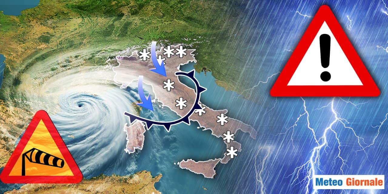 Meteo, dal Canada aria fredda e cicloni verso Italia. Tempesta Gori tra Lombardia e Triveneto
