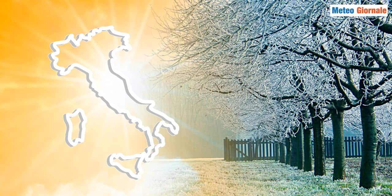 Meteo: freddo anomalo con le ore contate