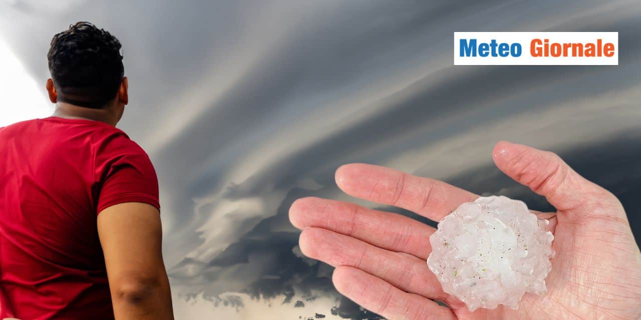 Meteo: col freddo arrivano forti temporali, ecco il pericolo grandine
