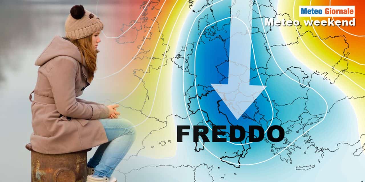 Meteo: nuovo peggioramento nel weekend, invernale!