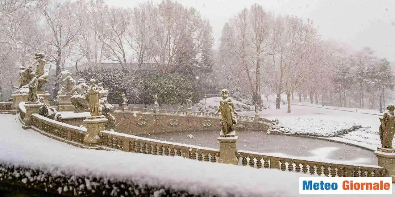 Torino sotto la neve