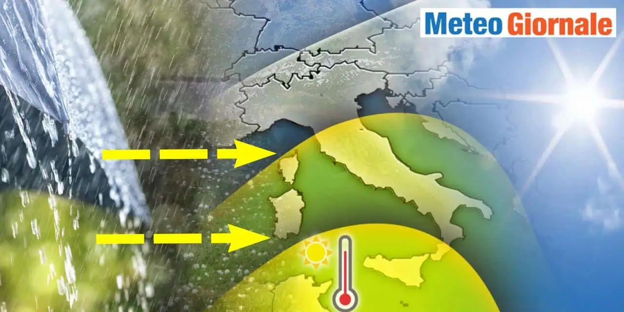 Vistoso cambiamento meteo dal 30 Aprile