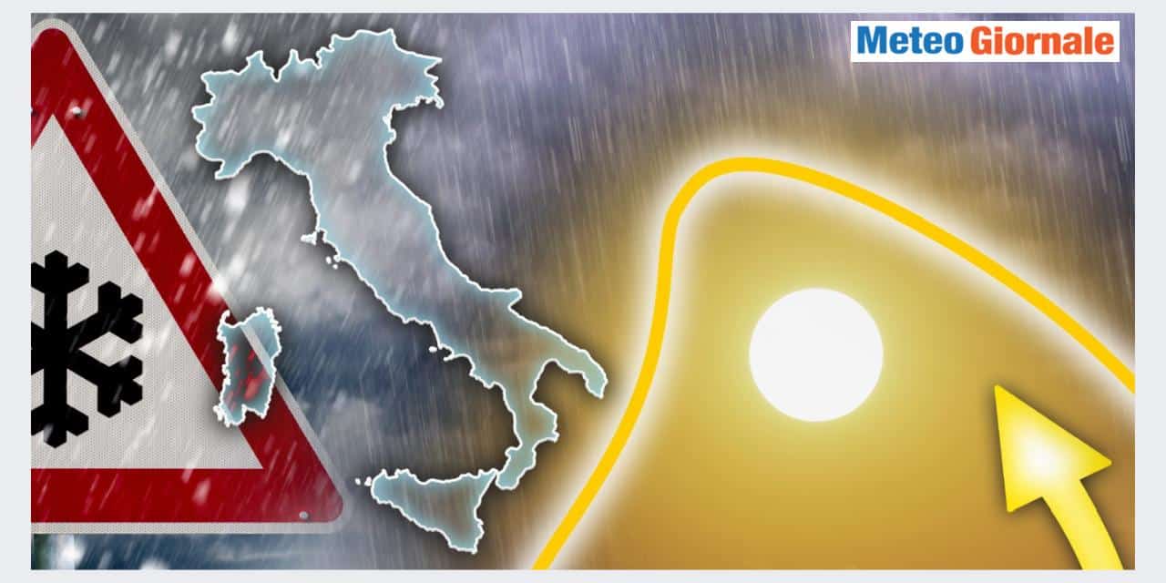Meteo impazzito: ecco il freddo estremo, attendendo nuovo ribaltone
