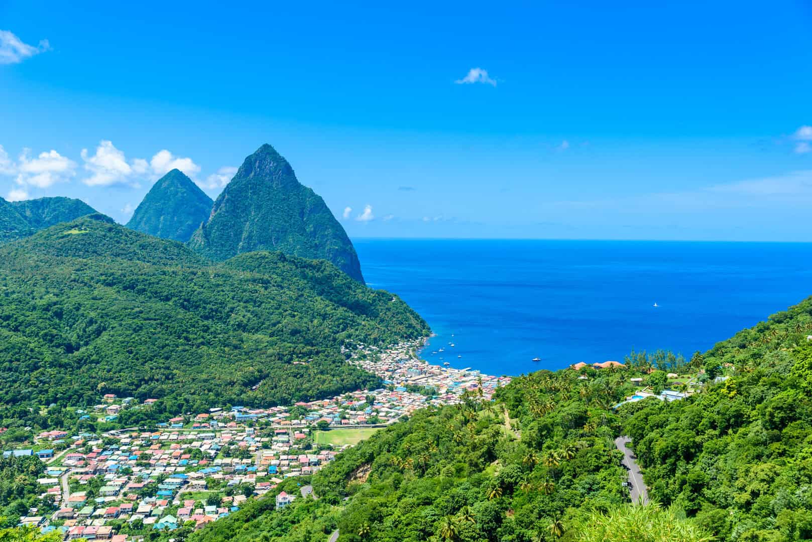saint lucia pitons