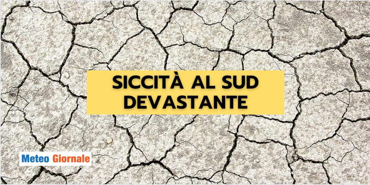 Siccità al Sud: il meteo migliora ma di sicuro non basterà
