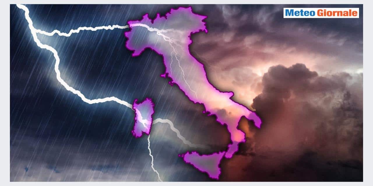 Meteo: dopo l’anticiclone incombono i temporali