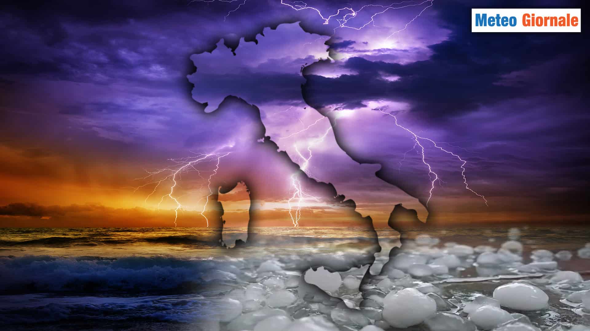 Rischio di fenomeni METEO violenti in Italia: effetto dei contrasti termici