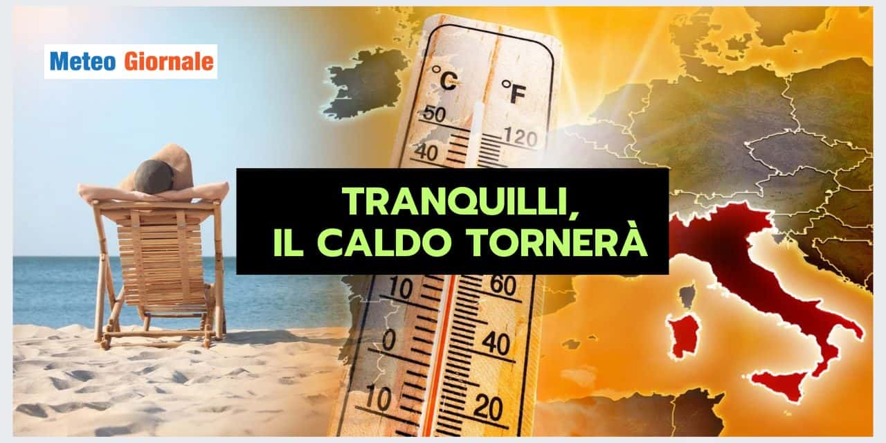 Stop caldo, ma tornerà nel meteo di Maggio