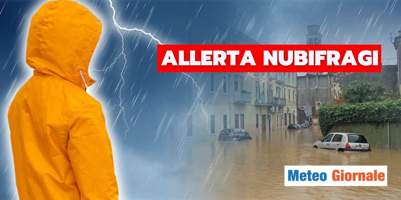 Meteo: allerta nubifragi per giorni e giorni, paura alluvioni e frane su...