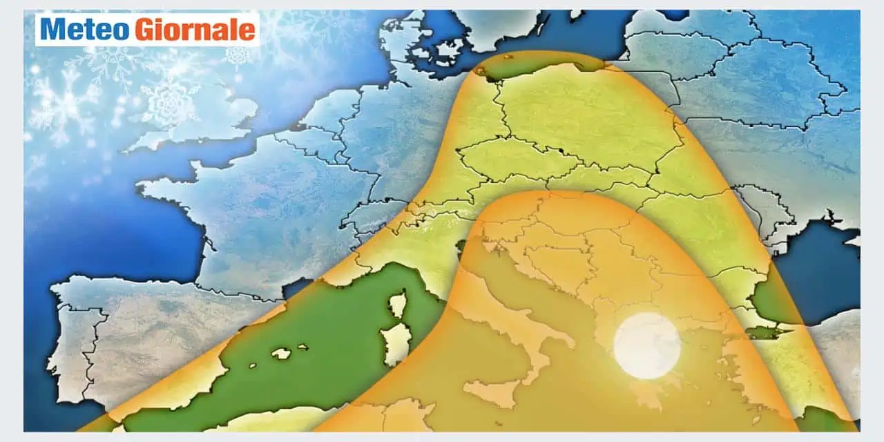 L'alta pressione subtropicale è sempre più presente