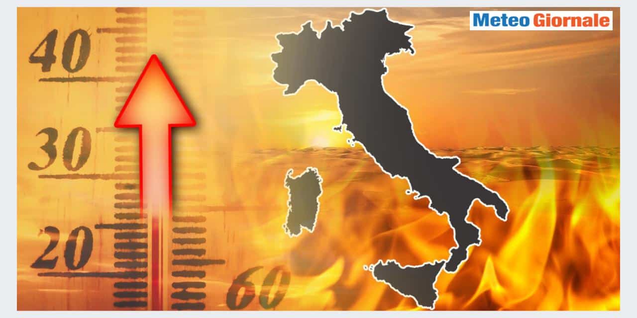 Meteo: temperature a 40 gradi, quando e dove