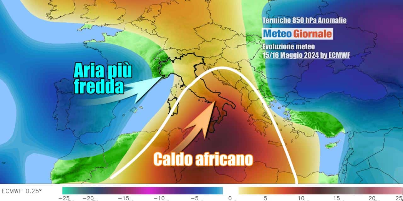 Meteo: eclatante colpo di scena, quasi mezza Italia nel forno! Ecco quando
