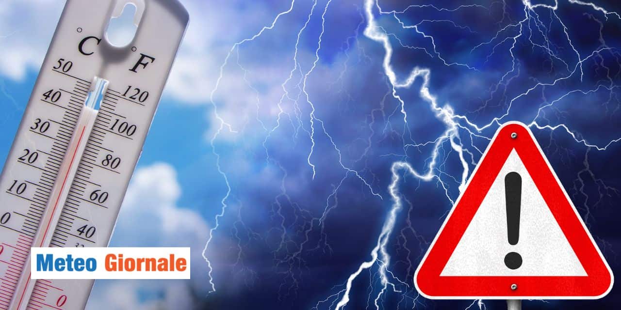 Meteo: caldo africano? Tutta energia per i temporali estremi