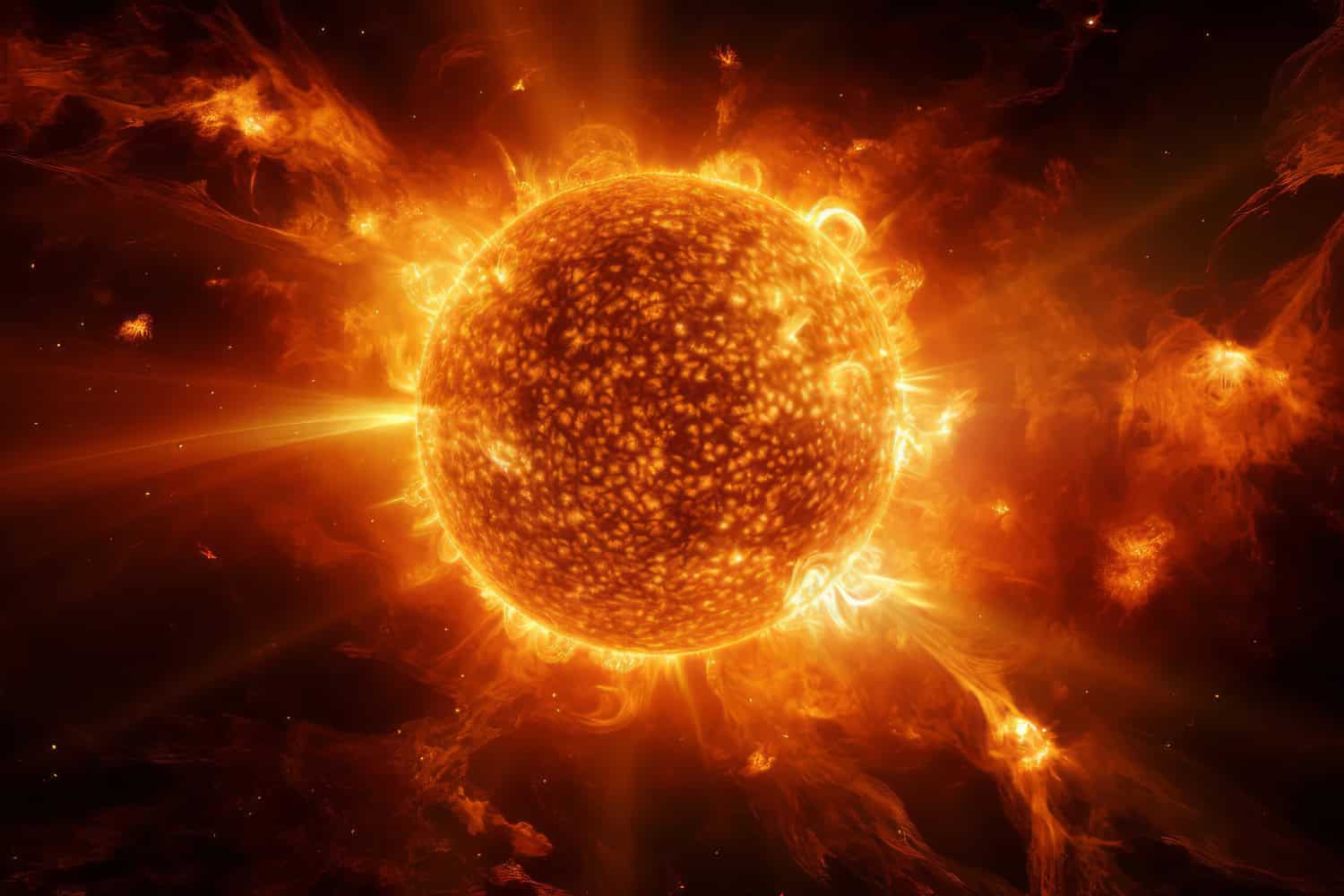 Evento solare eccezionale con quattro eruzioni quasi simultanee registrato dalla NASA