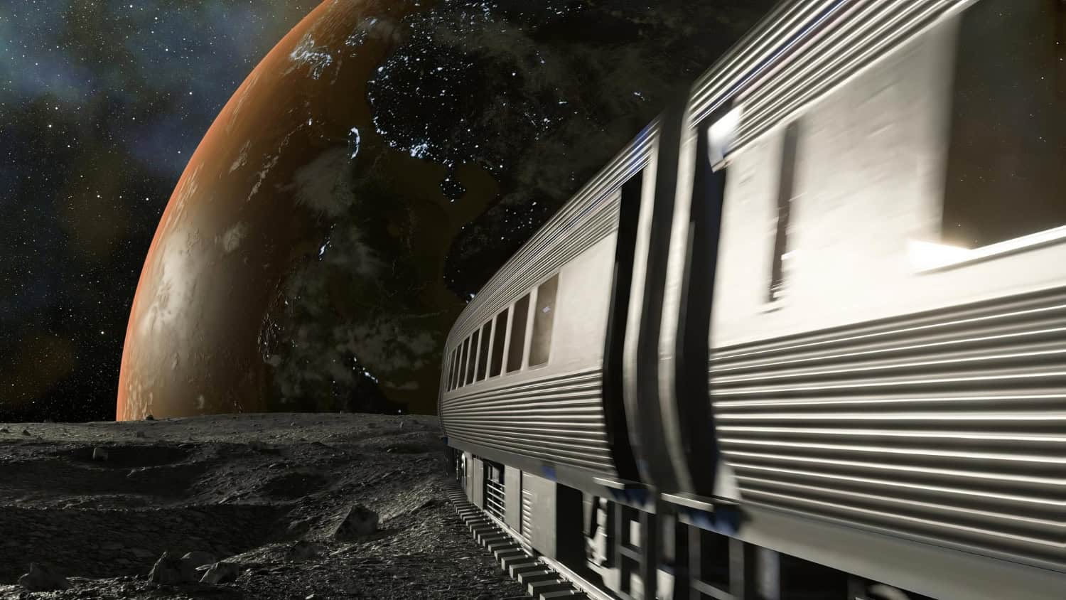 ferrovia lunare