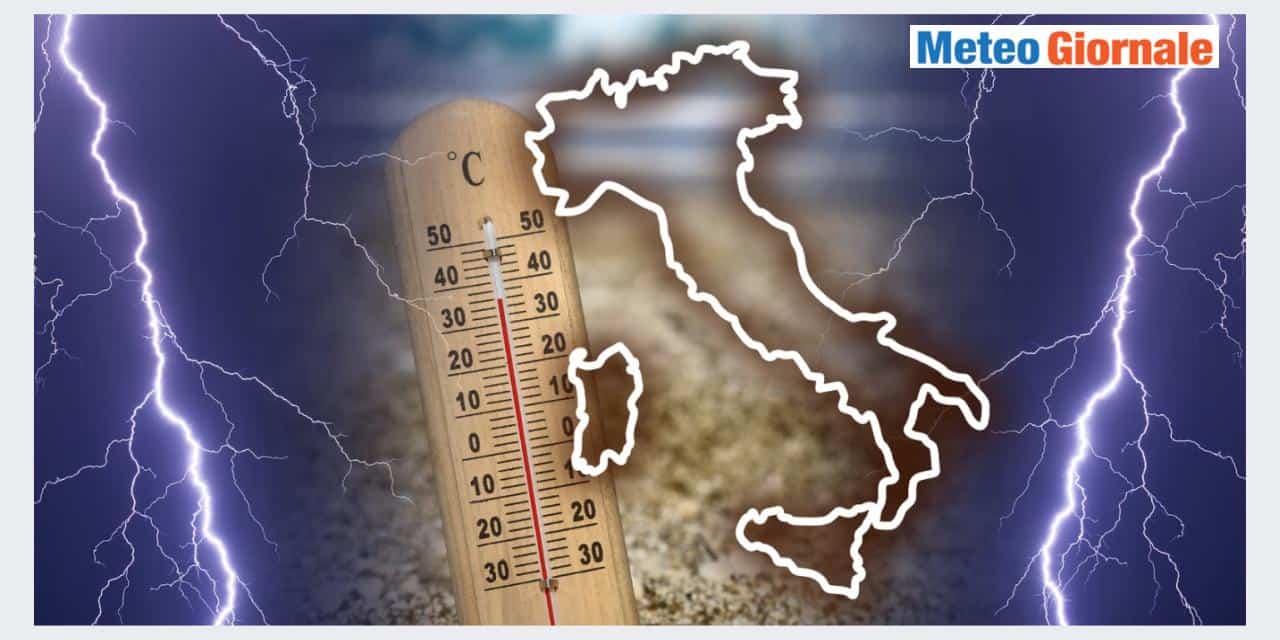 Meteo di fine Maggio con una burrasca impetuosa