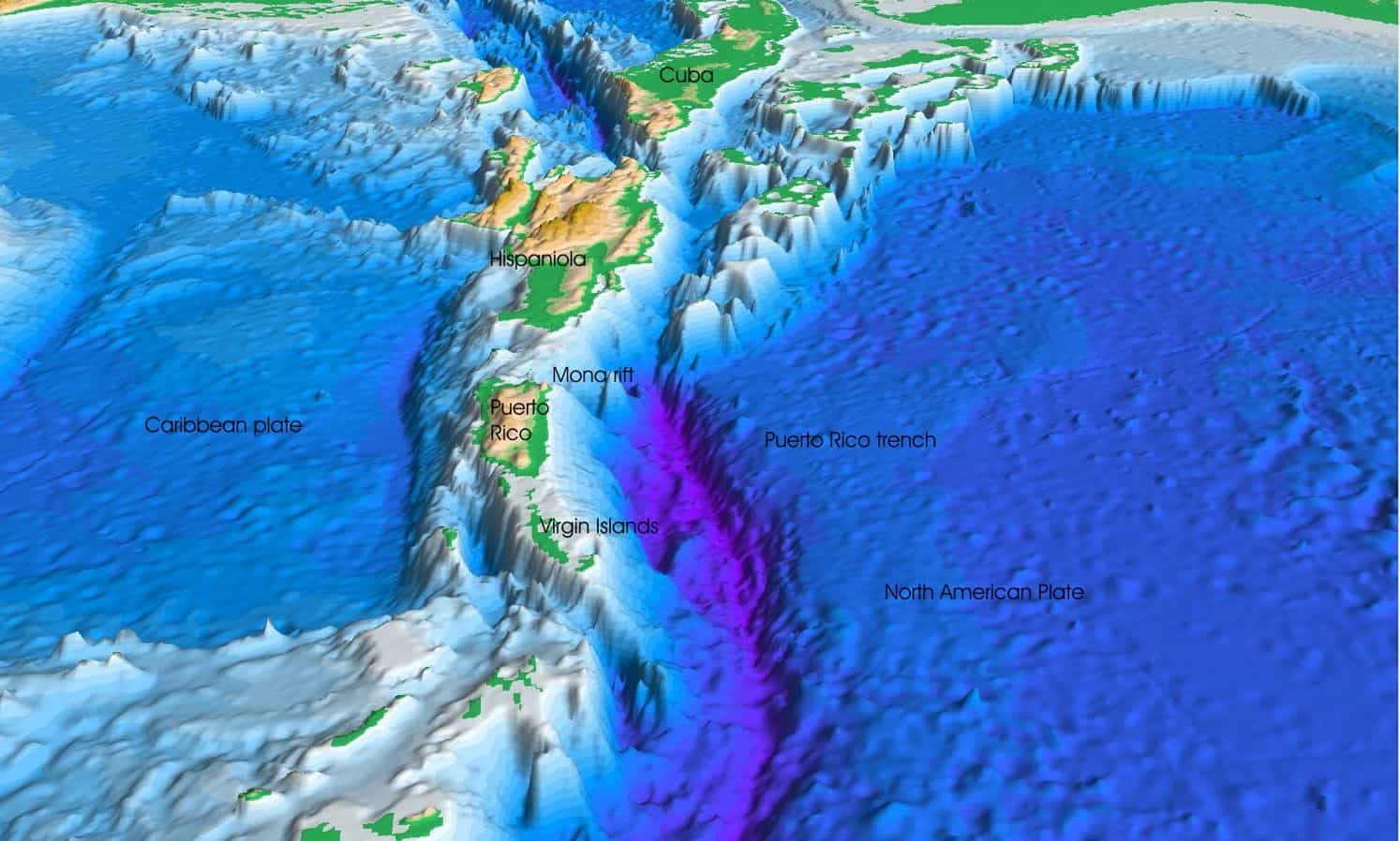 La profonda fossa di Porto Rico: il punto più basso dell’Oceano Atlantico