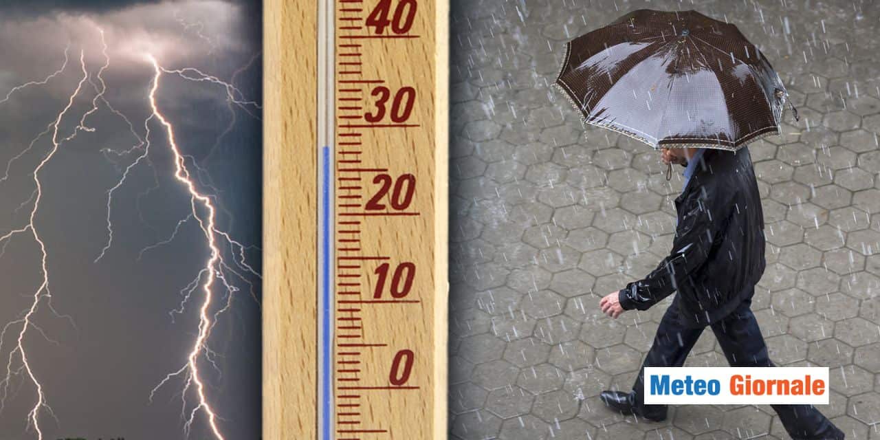 Meteo: Giugno ma che combini? Ombrelli e giacche su mezza Italia