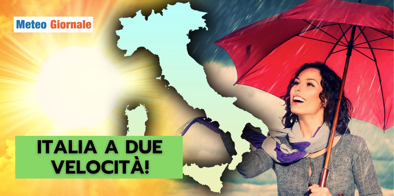 Meteo: Italia nel limbo, tra NUBIFRAGI e CALDO ESTIVO