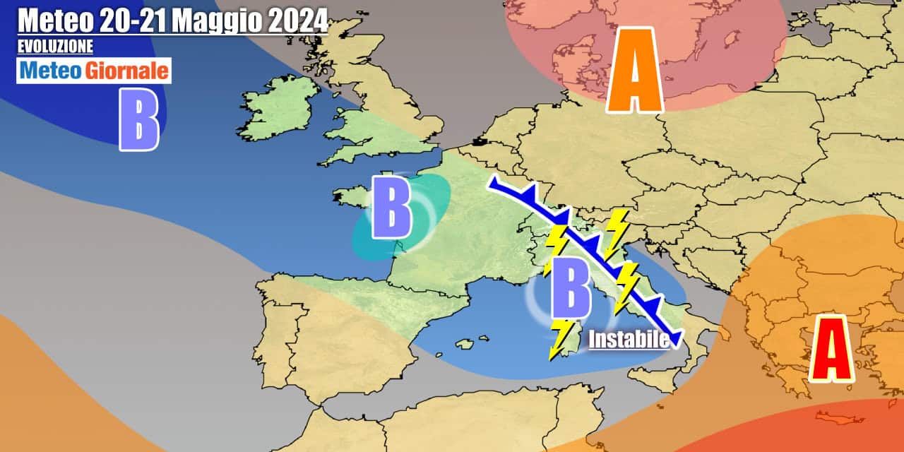 Meteo Italia: da inizio settimana nuovo forte maltempo e nubifragi