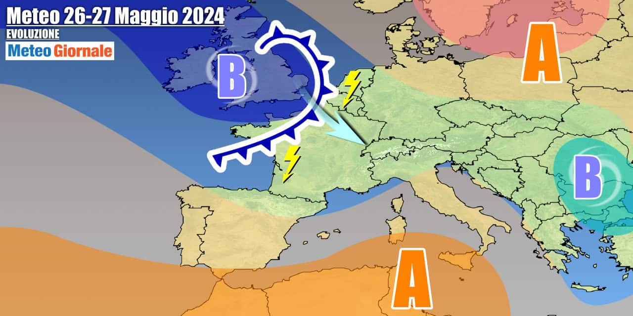 Meteo Italia: temporali e grandine anche la prossima settimana