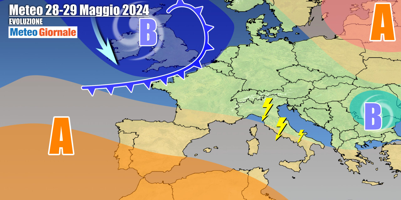 Weather Italy: ongoing thunderstorms until the end of May, surprises to follow thumbnail