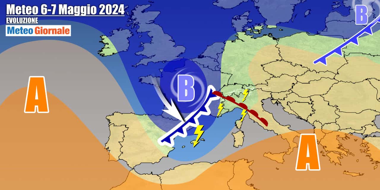 Meteo Italia: bel tempo non durerà, si prepara ciclone carico di temporali