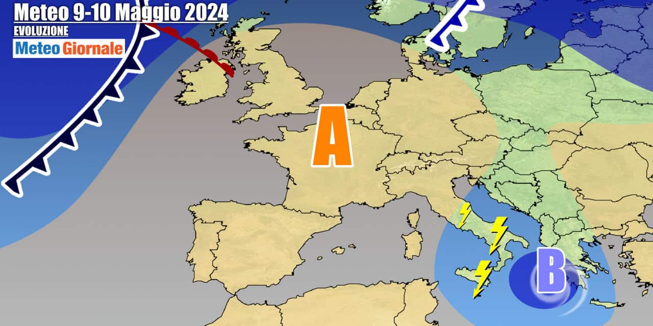 Meteo Italia: maltempo con piogge e temporali, novità attese per il weekend