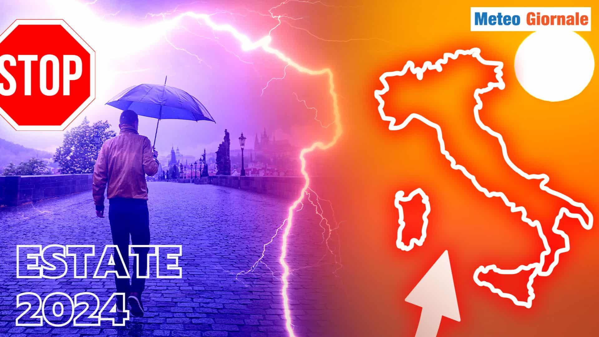 Meteo, gli elementi di un’Estate opposta al 2023