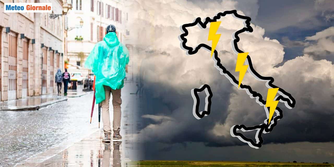 Previsioni meteo: dal tempo perturbato a quello instabile, il maltempo non molla