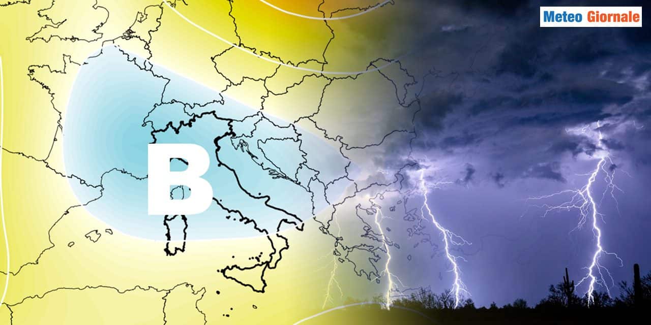 Previsioni meteo: almeno altri 7 giorni di maltempo, occhio ai temporali