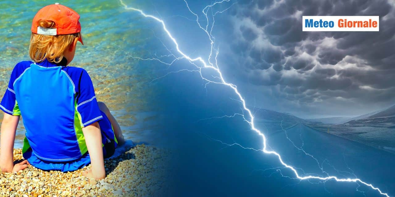 Meteo: parvenza di bel tempo, da domenica rischio temporali violenti su...
