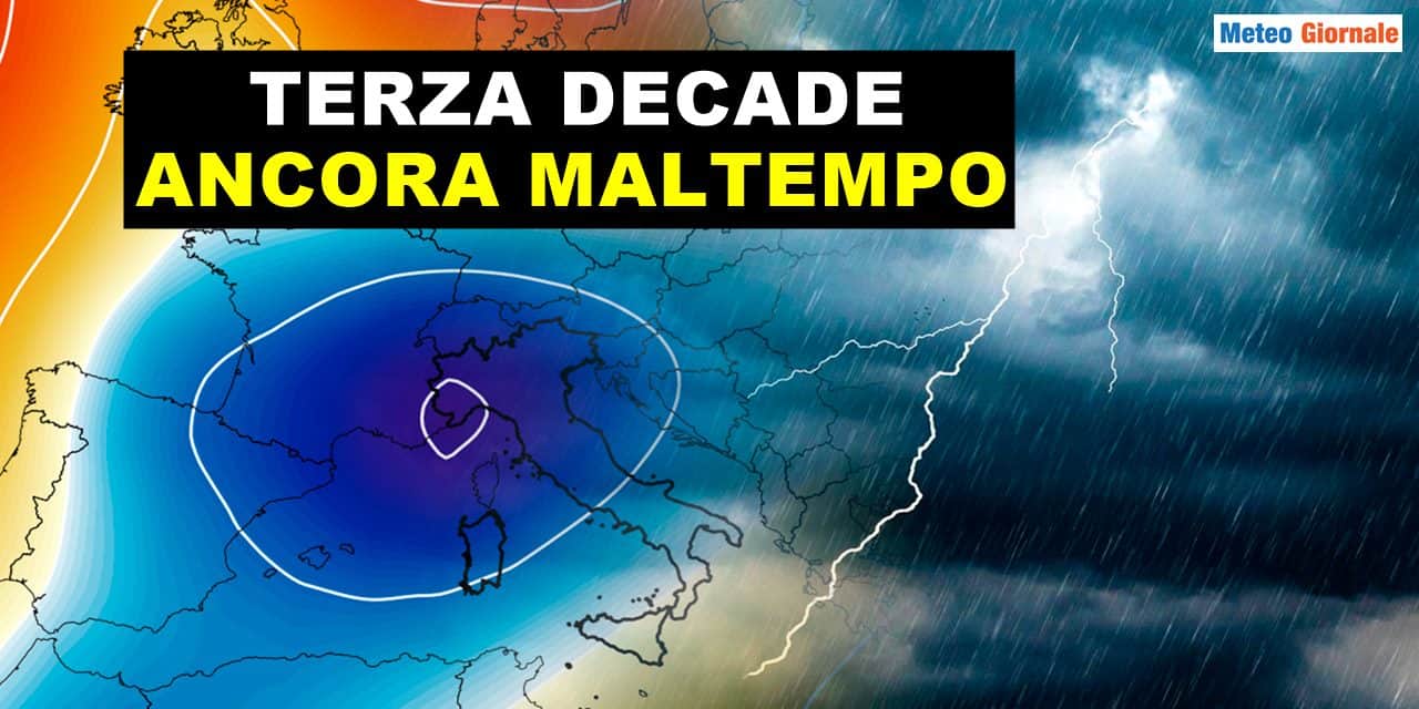 Meteo: Instabilità dura a morire, pessimo sino a fine mese