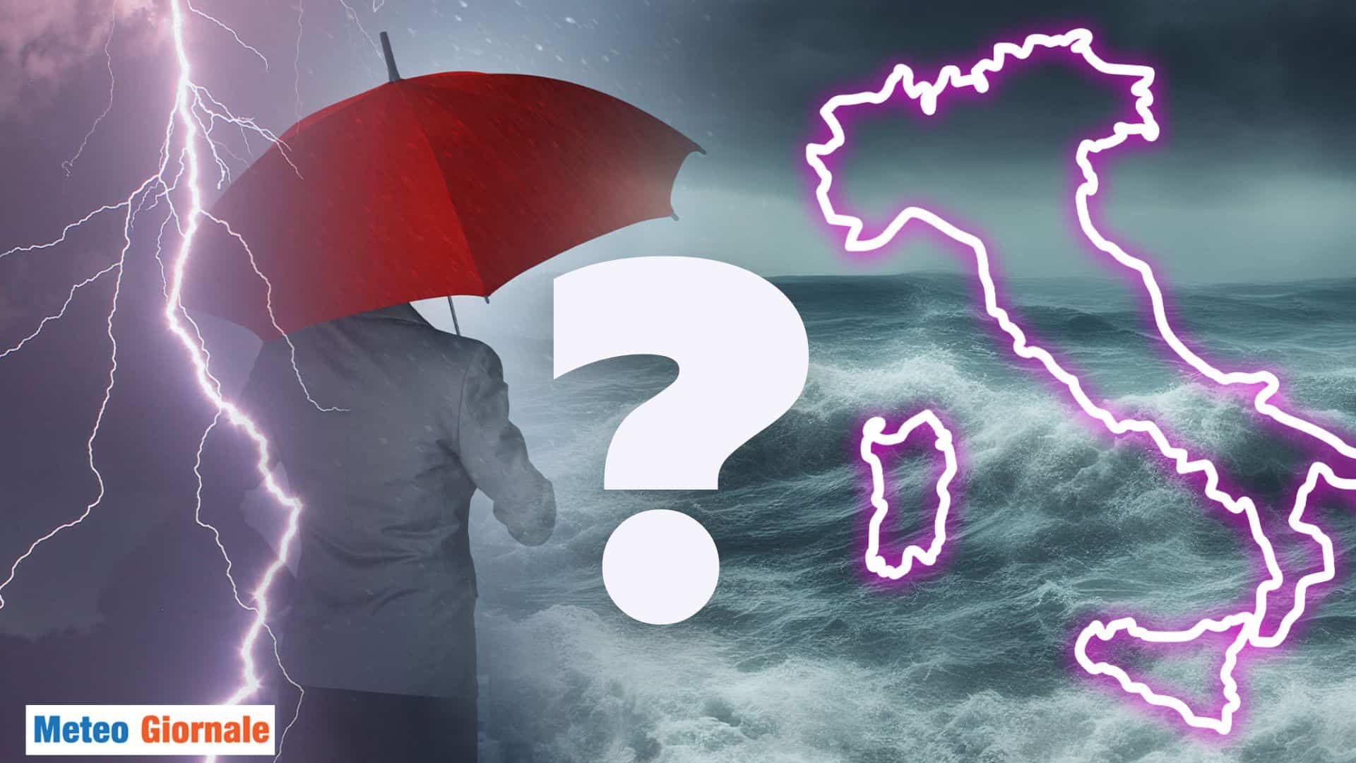 Nel WEEKEND avremo ancora bisogno dell'ombrello?
