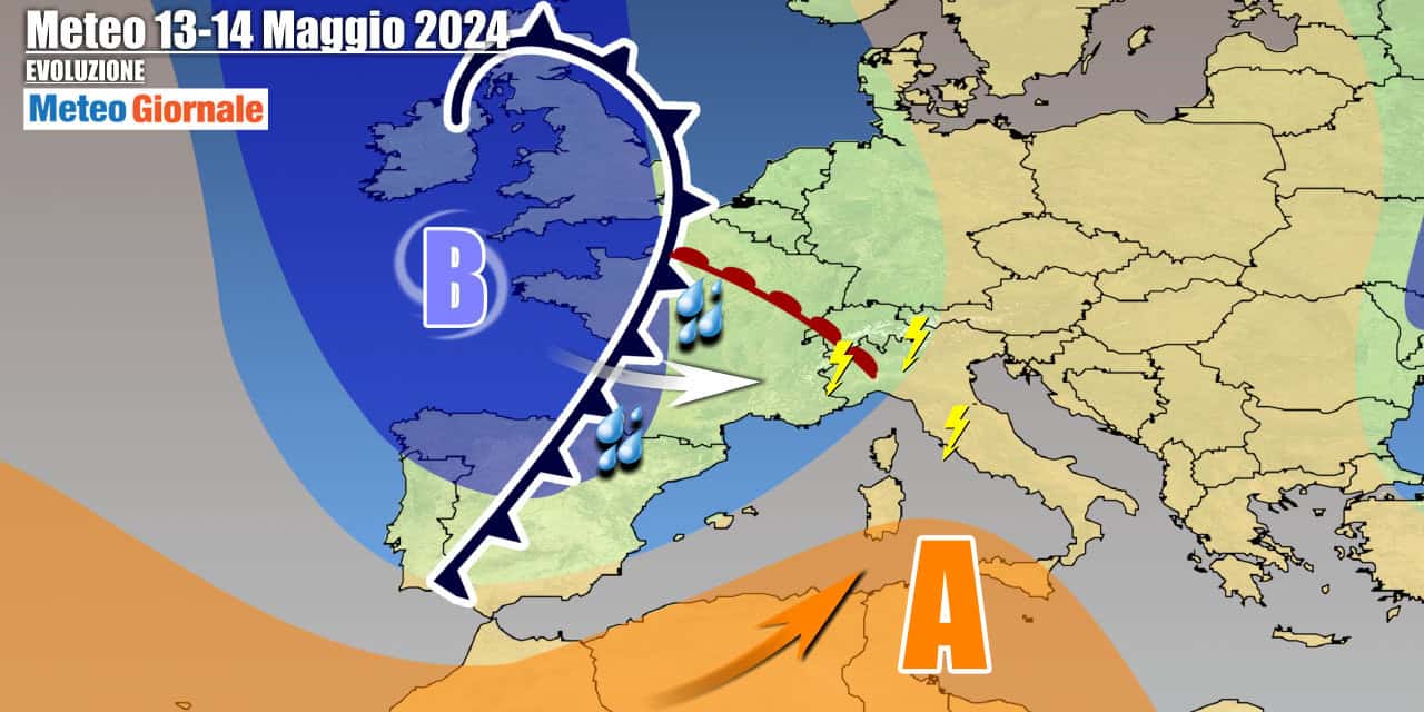 Meteo Italia: tornano i temporali, ma arriverà anche caldo africano al Sud