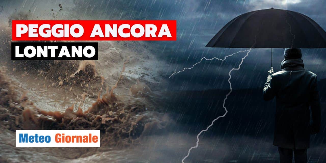 Meteo: nubifragi? Siamo solo all'inizio, il peggio arriverà nelle prossime settimane